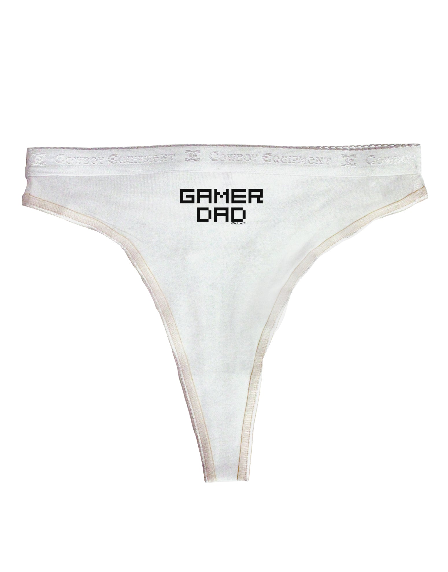 Gamer Dad Womens Thong Underwear by TooLoud - Davson Sales