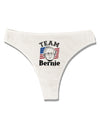 Team Bernie Womens Thong Underwear-Womens Thong-TooLoud-White-X-Small-Davson Sales