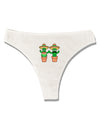 Fiesta Cactus Couple Womens Thong Underwear-Womens Thong-TooLoud-White-X-Small-Davson Sales