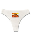 San Juan Mountain Range CO Womens Thong Underwear-Womens Thong-TooLoud-White-X-Small-Davson Sales