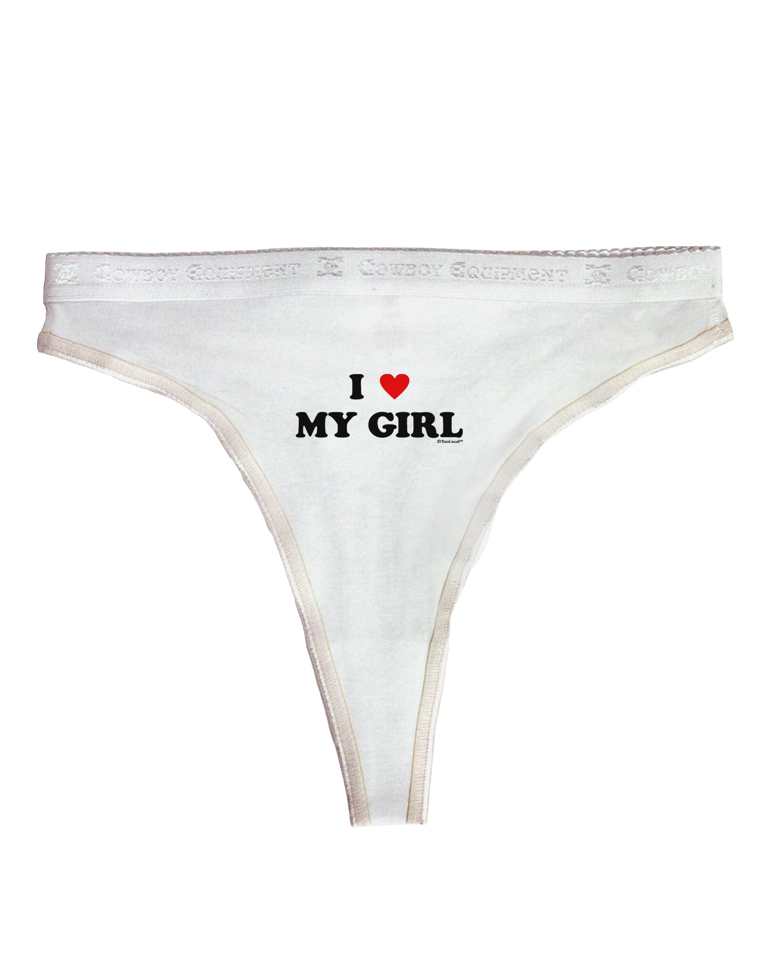 I Heart My Girl - Matching Couples Design Womens Thong Underwear by To -  Davson Sales