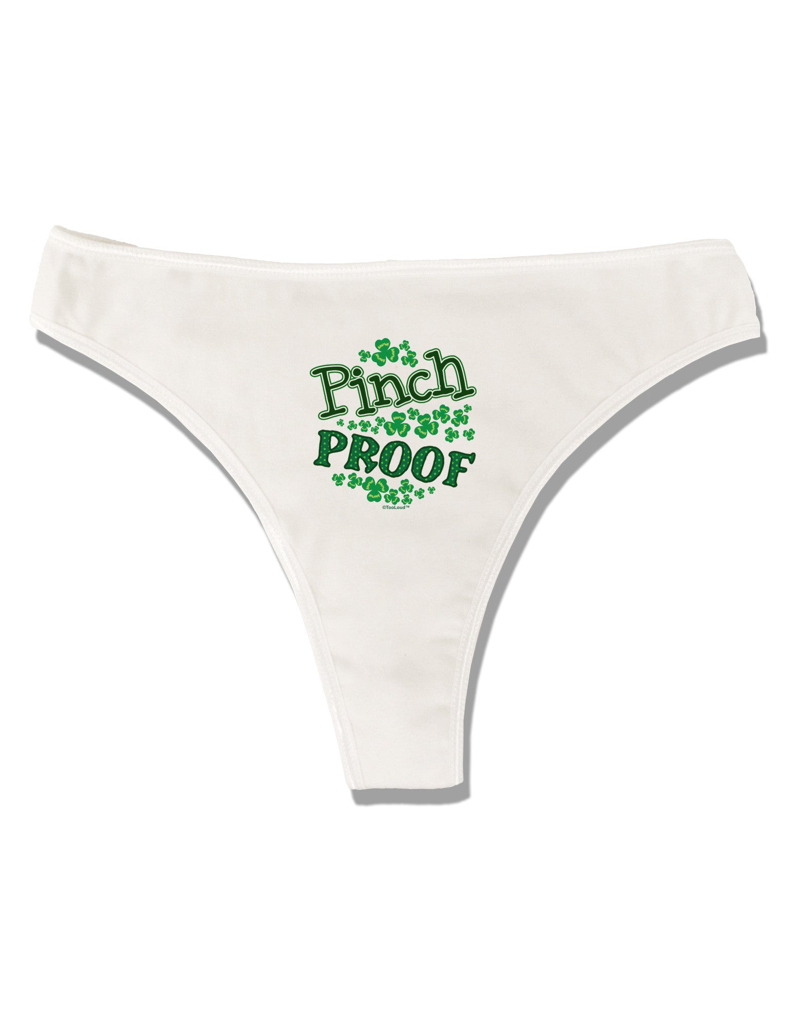 Womens Novelty Thong Panties Underwear - Shamrock - Davson Sales