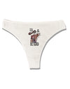 To infinity and beyond Womens Thong Underwear White XL Tooloud