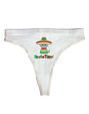 Fiesta Time - Cute Sombrero Cat Womens Thong Underwear by TooLoud-Womens Thong-TooLoud-White-X-Small-Davson Sales