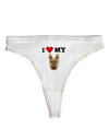 I Heart My - Cute German Shepherd Dog Womens Thong Underwear by TooLoud-Womens Thong-TooLoud-White-X-Small-Davson Sales