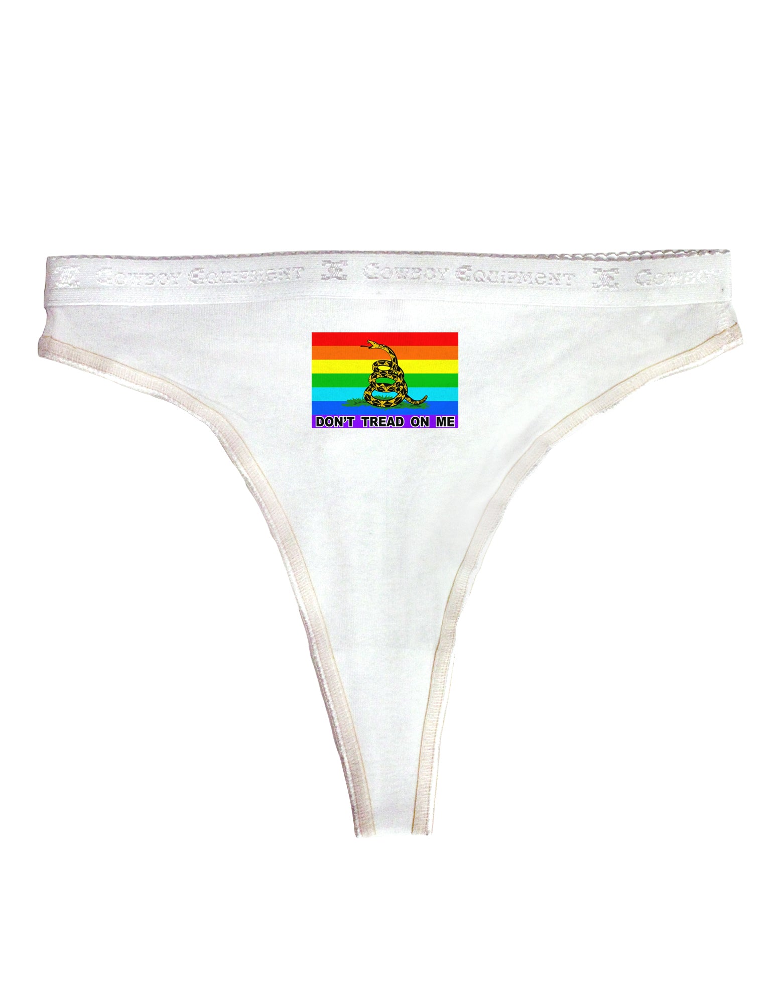 Womens Cheeky Briefs LGBTQ Gay Pride Flag Underwear, Sizes XS-XL