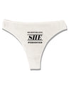 Nevertheless She Persisted Women's Rights Womens Thong Underwear by TooLoud-Womens Thong-TooLoud-White-X-Small-Davson Sales