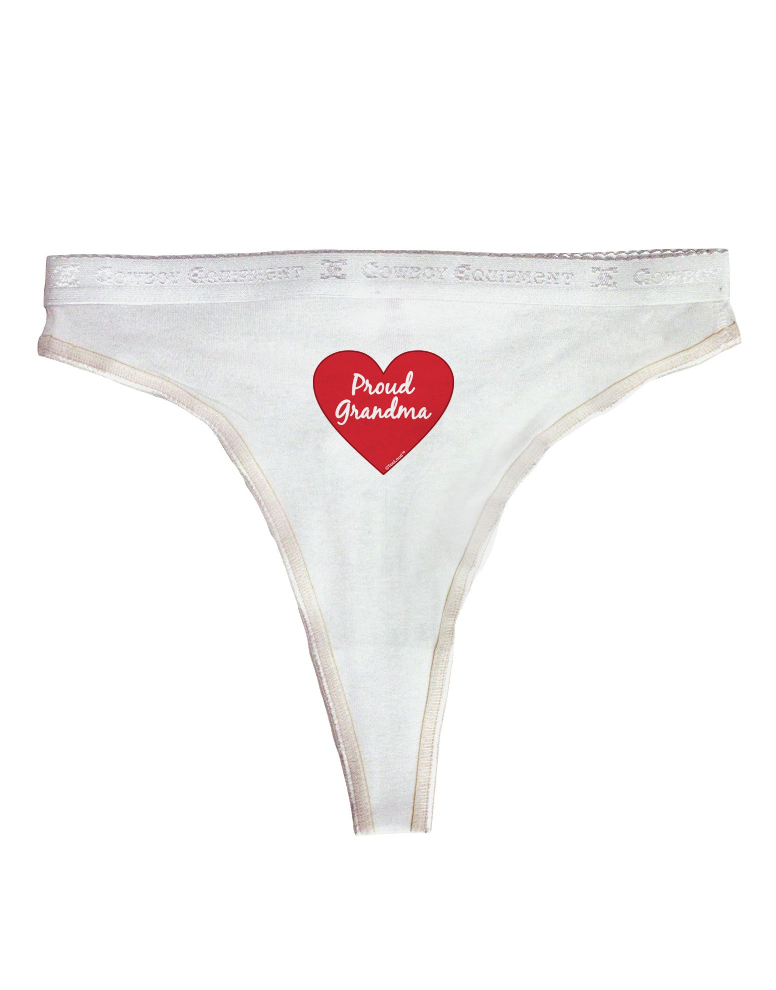 Proud Grandma Heart Womens Thong Underwear - Davson Sales