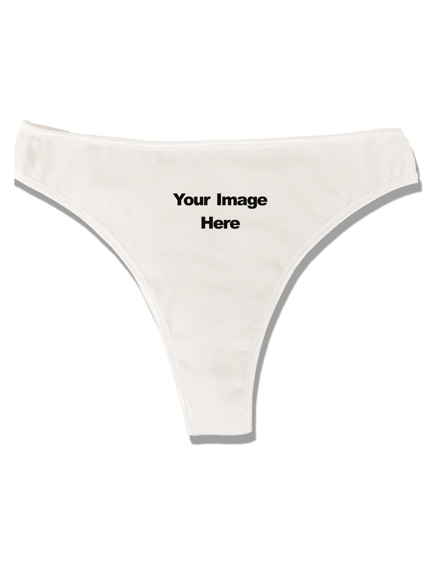 Custom Personalized Image or Text Womens Thong Underwear - Davson