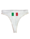 Italian Flag - Italy Womens Thong Underwear by TooLoud-Womens Thong-TooLoud-White-X-Small-Davson Sales