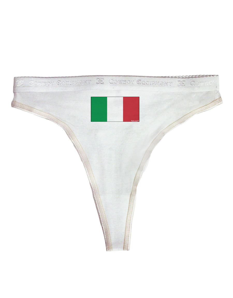 Italian Flag - Italy Womens Thong Underwear by TooLoud-Womens Thong-TooLoud-White-X-Small-Davson Sales