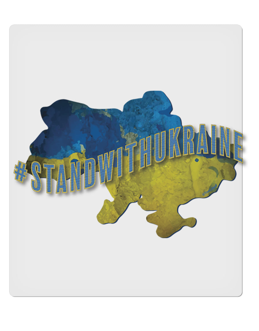 TooLoud #stand with Ukraine Country 9 x 10.5 Inch Rectangular Static Wall Cling-Static Wall Clings-TooLoud-Davson Sales