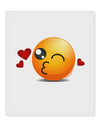 Kissy Face Emoji 9 x 10.5&#x22; Rectangular Static Wall Cling