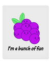 Grapes - I'm a Bunch of Fun 9 x 10.5&#x22; Rectangular Static Wall Cling-Static Wall Cling-TooLoud-White-Davson Sales