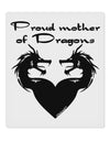 Proud Mother of Dragons 9 x 10.5&#x22; Rectangular Static Wall Cling by TooLoud-Static Wall Cling-TooLoud-White-Davson Sales