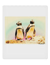 Magellanic Penguin Watercolor 9 x 10.5&#x22; Rectangular Static Wall Cling-Static Wall Cling-TooLoud-White-Davson Sales