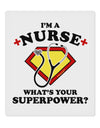 Nurse - Superpower 9 x 10.5&#x22; Rectangular Static Wall Cling-Static Wall Cling-TooLoud-White-Davson Sales