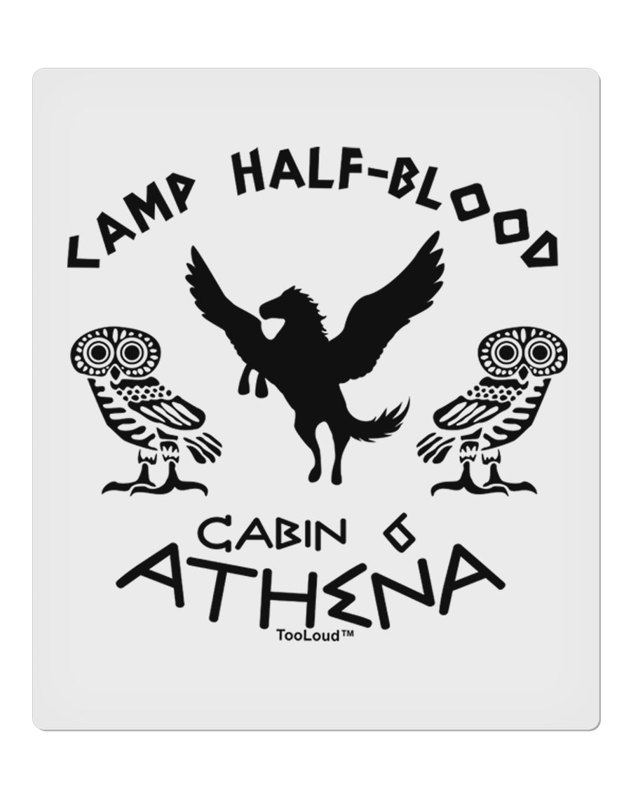 Camp Half Blood Cabin 6 Athena 9 x 10.5&#x22; Rectangular Static Wall Cling by TooLoud-Static Wall Cling-TooLoud-White-Davson Sales