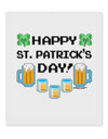 Pixel Happy St Patricks Day 9 x 10.5&#x22; Rectangular Static Wall Cling-Static Wall Cling-TooLoud-White-Davson Sales