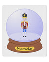 Nutcracker Snow Globe - Red Gold Black 9 x 10.5&#x22; Rectangular Static Wall Cling by TooLoud-Static Wall Cling-TooLoud-White-Davson Sales