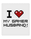 I Heart My Gamer Husband 9 x 10.5&#x22; Rectangular Static Wall Cling-Static Wall Cling-TooLoud-White-Davson Sales