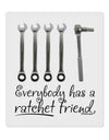 Ratchet Friend 9 x 10.5&#x22; Rectangular Static Wall Cling