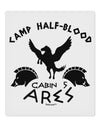 Camp Half Blood Cabin 5 Ares 9 x 10.5&#x22; Rectangular Static Wall Cling by TooLoud-Static Wall Cling-TooLoud-White-Davson Sales
