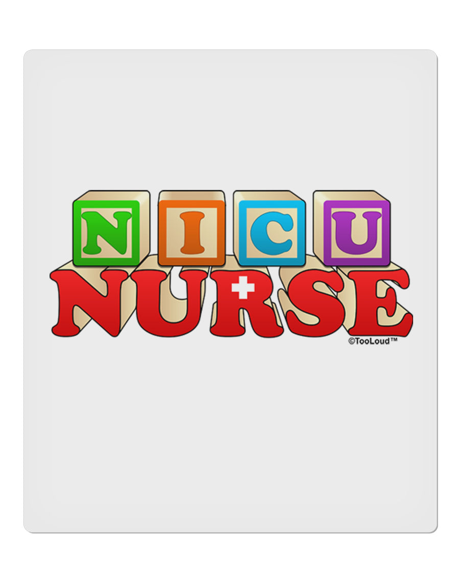 Nicu Nurse 9 x 10.5&#x22; Rectangular Static Wall Cling-Static Wall Cling-TooLoud-White-Davson Sales