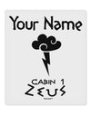 Personalized Cabin 1 Zeus 9 x 10.5&#x22; Rectangular Static Wall Cling by TooLoud-Static Wall Cling-TooLoud-White-Davson Sales