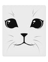 Cute Cat Face 9 x 10.5&#x22; Rectangular Static Wall Cling by TooLoud-Static Wall Cling-TooLoud-White-Davson Sales