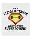 Personal Trainer - Superpower 9 x 10.5&#x22; Rectangular Static Wall Cling-Static Wall Cling-TooLoud-White-Davson Sales