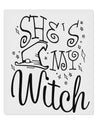 TooLoud She's My Witch 9 x 10.5 Inch Rectangular Static Wall Cling