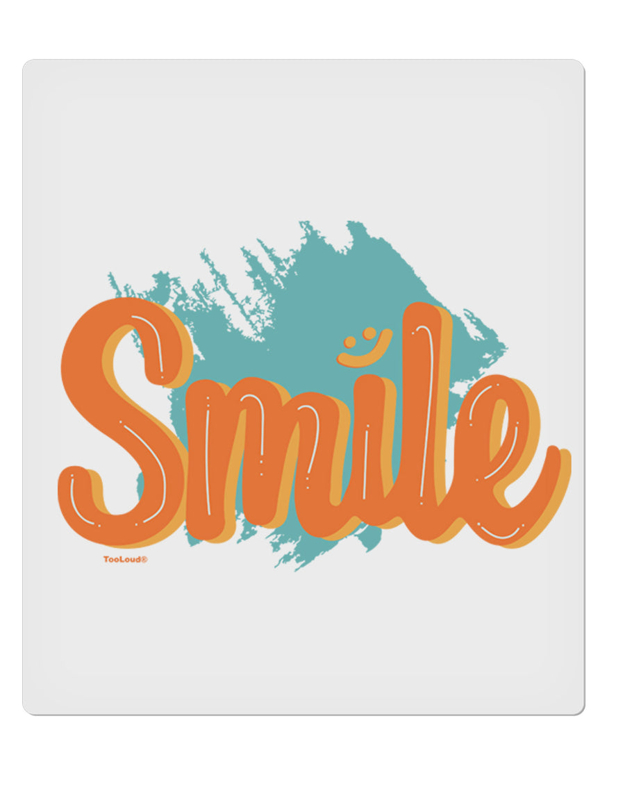 TooLoud Smile 9 x 10.5 Inch Rectangular Static Wall Cling