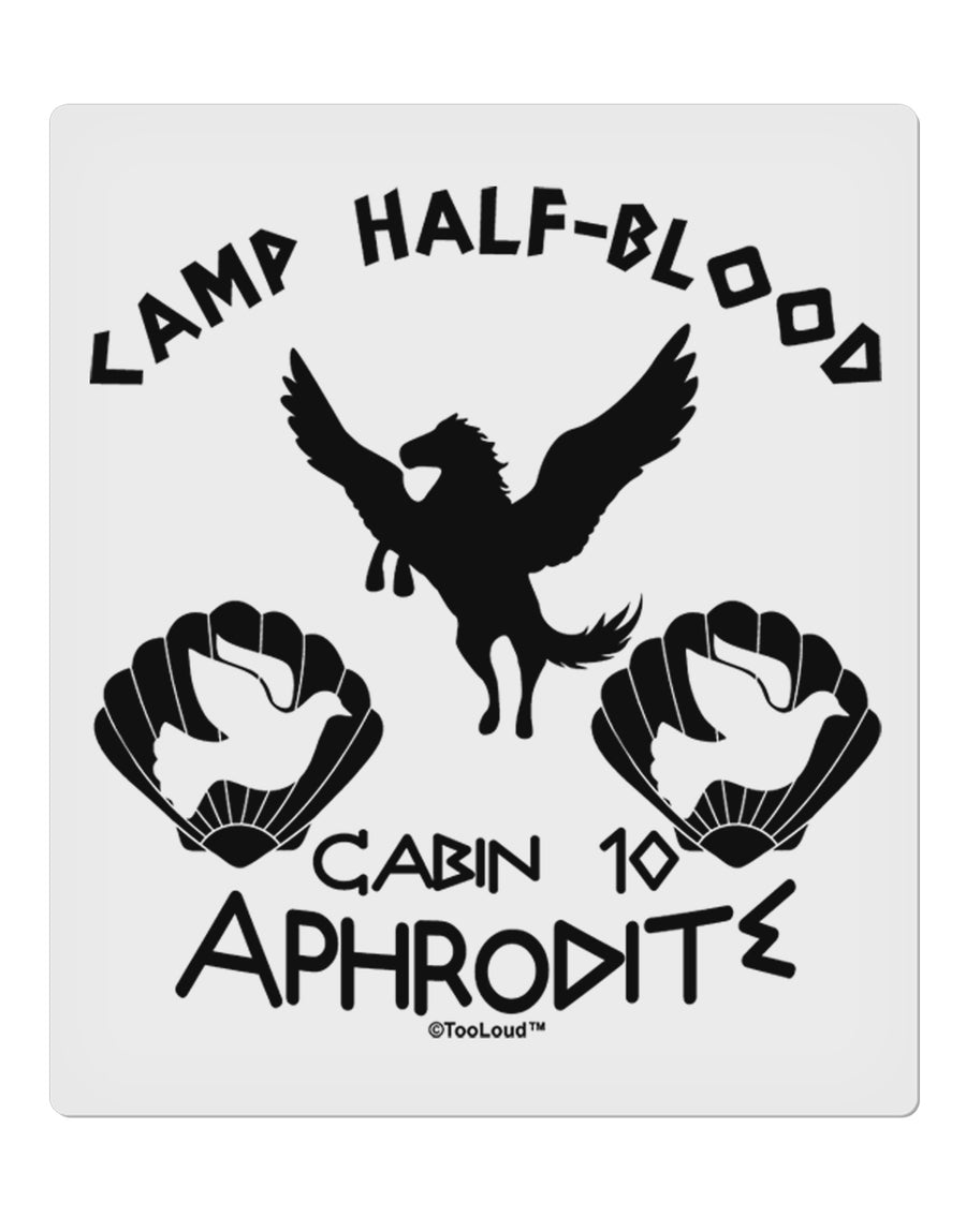 Cabin 10 Aphrodite Camp Half Blood 9 x 10.5&#x22; Rectangular Static Wall Cling-Static Wall Cling-TooLoud-White-Davson Sales