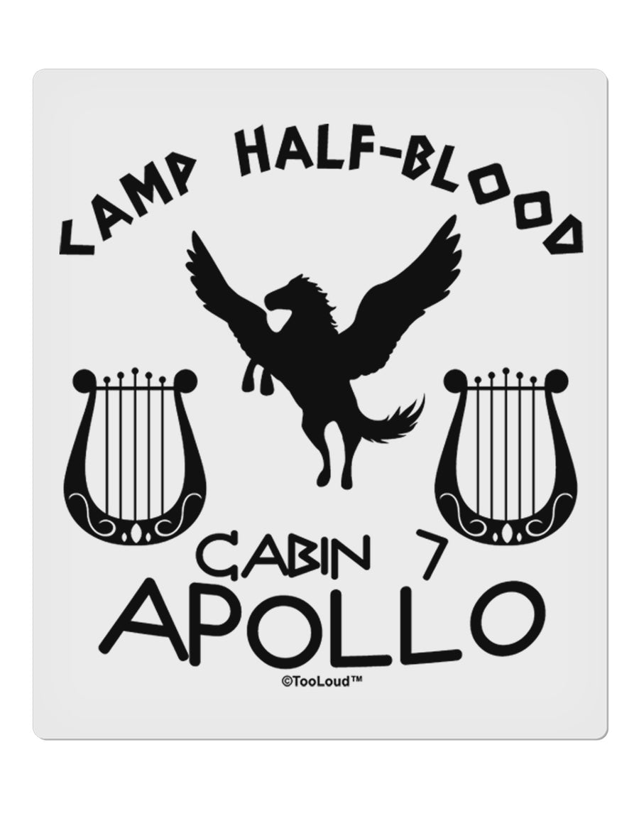 Cabin 7 Apollo Camp Half Blood 9 x 10.5&#x22; Rectangular Static Wall Cling-Static Wall Cling-TooLoud-White-Davson Sales