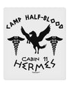 Camp Half Blood Cabin 11 Hermes 9 x 10.5&#x22; Rectangular Static Wall Cling by TooLoud-Static Wall Cling-TooLoud-White-Davson Sales