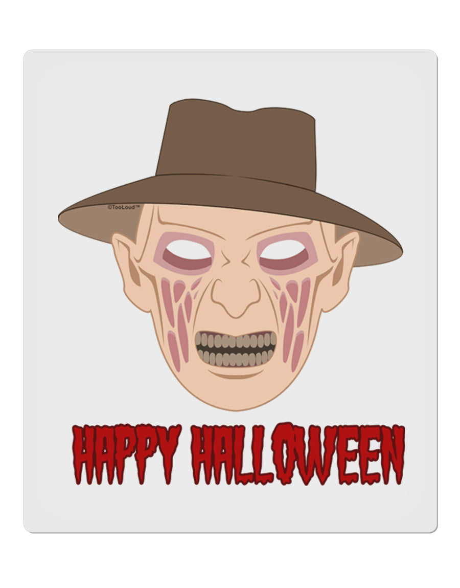 Scary Face With a Hat - Happy Halloween 9 x 10.5&#x22; Rectangular Static Wall Cling-Static Wall Cling-TooLoud-White-Davson Sales