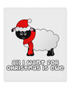 All I Want For Christmas Is Ewe Sheep 9 x 10.5&#x22; Rectangular Static Wall Cling-Static Wall Cling-TooLoud-White-Davson Sales