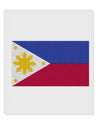 TooLoud Distressed Philippines Flag 9 x 10.5" Rectangular Static Wall 