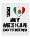 I Heart My Mexican Boyfriend 9 x 10.5&#x22; Rectangular Static Wall Cling by TooLoud-Static Wall Cling-TooLoud-White-Davson Sales