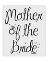 Mother of the Bride - Diamond 9 x 10.5&#x22; Rectangular Static Wall Cling-Static Wall Cling-TooLoud-White-Davson Sales