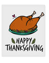 TooLoud Happy Thanksgiving 9 x 10.5 Inch Rectangular Static Wall Cling-Static Wall Clings-TooLoud-Davson Sales