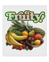 Fruity Fruit Basket 9 x 10.5&#x22; Rectangular Static Wall Cling-Static Wall Cling-TooLoud-White-Davson Sales