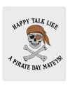 Pirate Day Mateys 9 x 10.5&#x22; Rectangular Static Wall Cling-Static Wall Cling-TooLoud-White-Davson Sales