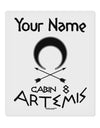 Personalized Cabin 8 Artemis 9 x 10.5&#x22; Rectangular Static Wall Cling by TooLoud-Static Wall Cling-TooLoud-White-Davson Sales
