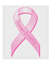 Pink Breast Cancer Awareness Ribbon - Stronger Everyday 9 x 10.5&#x22; Rectangular Static Wall Cling-Static Wall Cling-TooLoud-White-Davson Sales