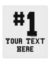 Personalized Number 1 9 x 10.5&#x22; Rectangular Static Wall Cling by TooLoud-Static Wall Cling-TooLoud-White-Davson Sales