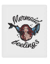 TooLoud Mermaid Feelings 9 x 10.5 Inch Rectangular Static Wall Cling