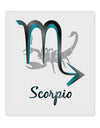 Scorpio Symbol 9 x 10.5&#x22; Rectangular Static Wall Cling-Static Wall Cling-TooLoud-White-Davson Sales