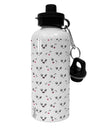 Kyu-T Faces AOP Aluminum 600ml Water Bottle All Over Print by TooLoud-Water Bottles-TooLoud-White-Davson Sales